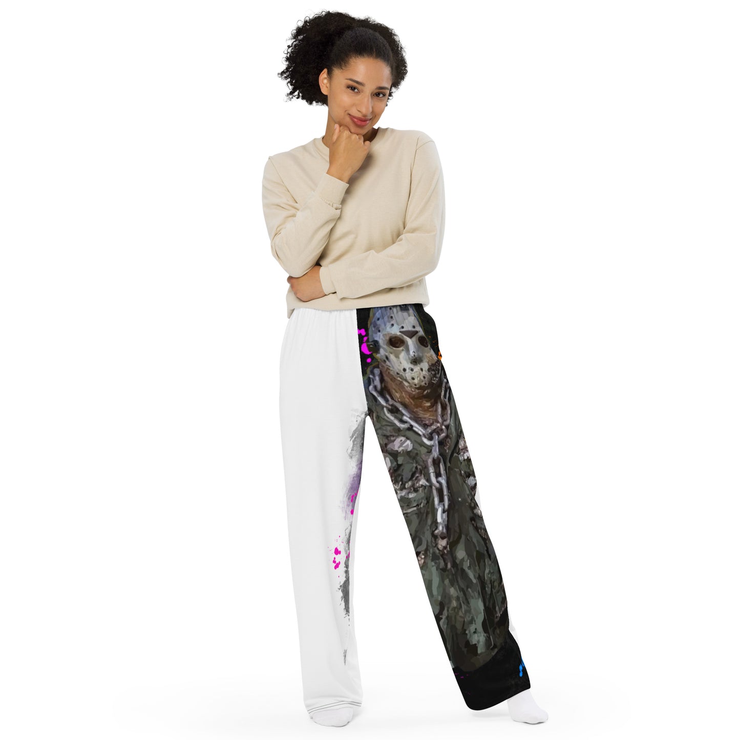 Jason Voorhees Wide Leg Pajama Pant